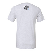 WF Bella + Canvas Tee in White Fleck Triblend, Youth